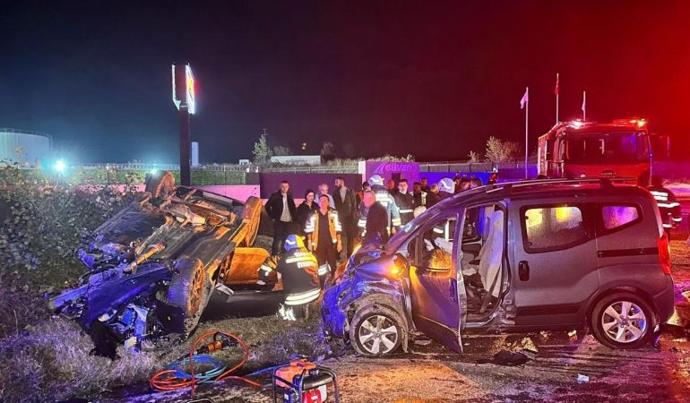 Edirne’de tır kazasında bir kişi hayatını kaybetti